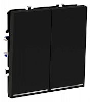 Выключатель проходной двухклавишный с подсветкой без рамки Voltum S70 VLS020408 в Нижнем Новгороде