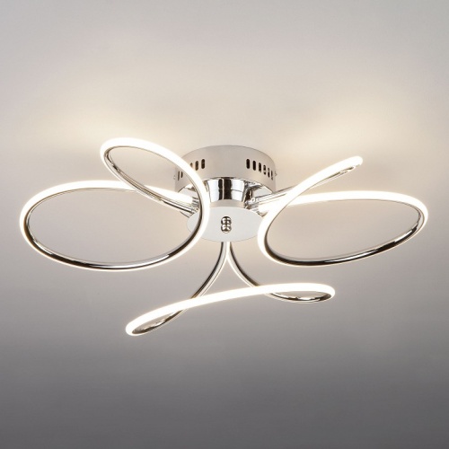 Потолочная люстра Eurosvet Lozanna 90083/3 хром в Нижнем Новгороде фото 4