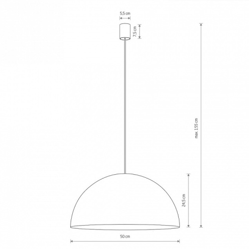 Подвесной светильник Nowodvorski Hemisphere Super L 10697 в Ермолино фото 6