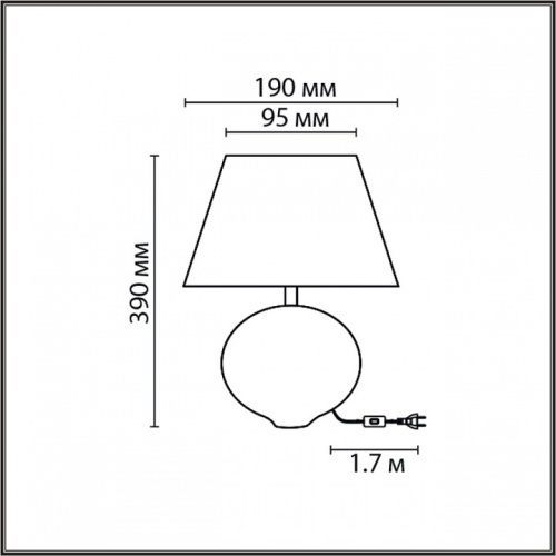 Настольная лампа декоративная Lumion Tapala 8139/1Т в Нижнем Новгороде фото 2