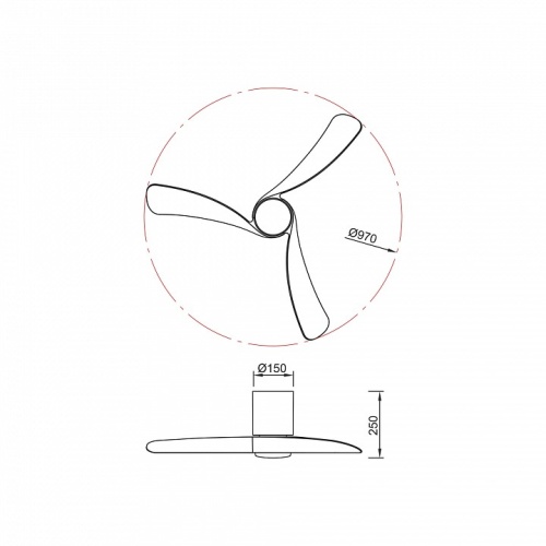 Светильник с вентилятором Mantra NEMO 9049 в Нижнем Новгороде фото 4