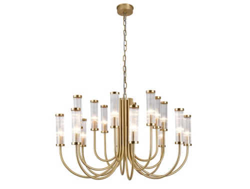 Подвесная люстра Newport 4550 4558/C brass в Нижнем Новгороде фото 2
