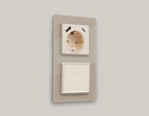 Выключатель одноклавишный с подсветкой без рамки Ambrella Volt ALFA MA322015 в Нижнем Новгороде фото 4