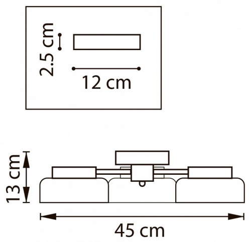 Потолочная люстра Lightstar Fico II 740137 в Нижнем Новгороде фото 3