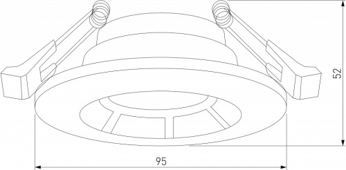 Встраиваемый светильник Elektrostandard Asimo a064265 в Нижнем Новгороде фото 2