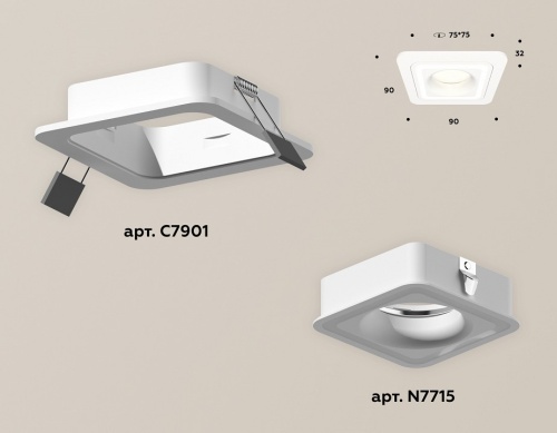 Встраиваемый светильник Ambrella Light XC XC7901011 в Нижнем Новгороде фото 2