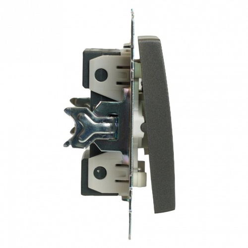 Выключатель двухклавишный без рамки Stekker Катрин 49411 в Нижнем Новгороде фото 6