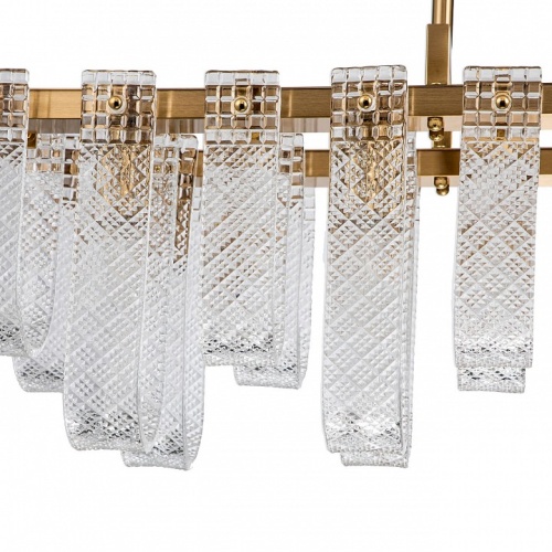 Люстра на штанге Indigo Brina 12027/10PL Brass в Нижнем Новгороде фото 3