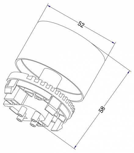 Накладной светильник Maytoni FOCUS S C050CL-01B в Тюмени фото 2