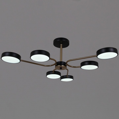 Люстра на штанге 03325-0.3-06 BK+COPPER в Нижнем Новгороде фото 6