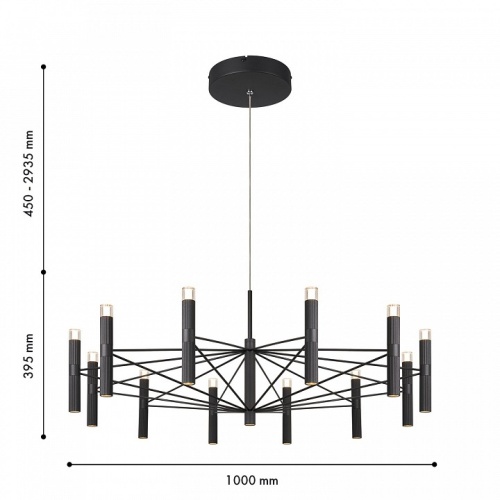 Подвесная люстра Favourite Blick 4758-12P в Нижнем Новгороде фото 2