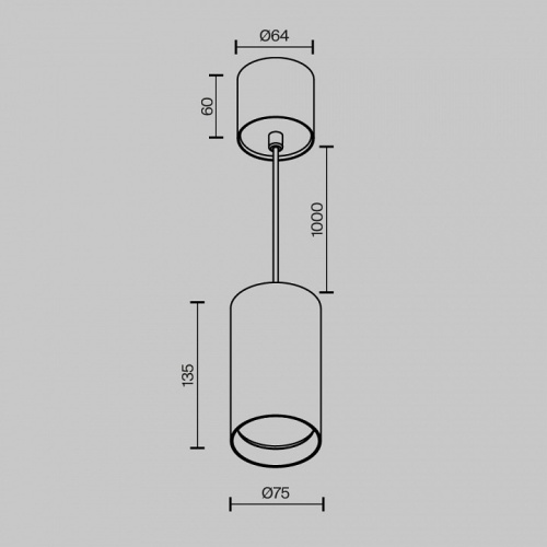 Подвесной светильник Maytoni Vol P100PL-20W3K-W в Иланском фото 6