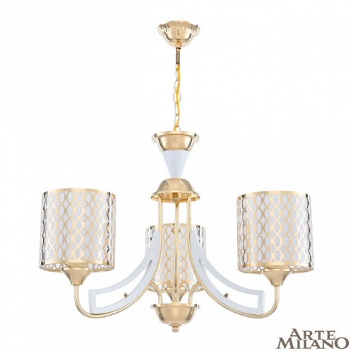 Подвесная люстра Arte Milano Florentia-3387 303387/3 Wh/Gd в Нижнем Новгороде фото 10