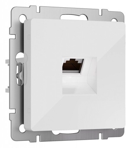 Розетка Ethernet RJ-45 и со шторками, без рамки Werkel белый W5120101 в Нижнем Новгороде фото 5