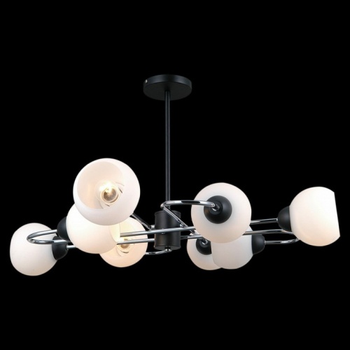Люстра на штанге ILLUMICO  IL0451-8PCSQ-79 BK в Нижнем Новгороде фото 4