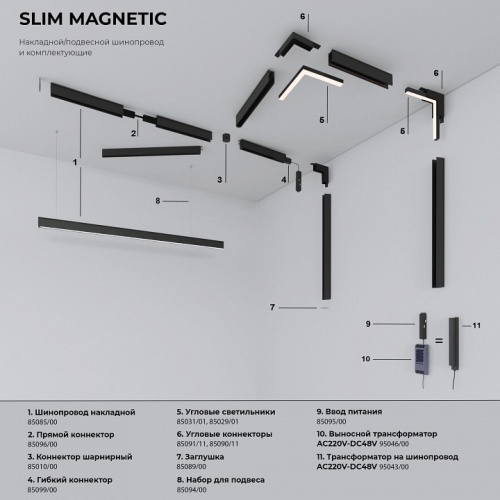 Встраиваемый светильник Elektrostandard Slim Magnetic a067377 в Нижнем Новгороде фото 4