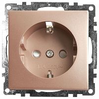 Розетка с заземлением и со шторкой, без рамки Stekker Катрин 39596 в Нижнем Новгороде