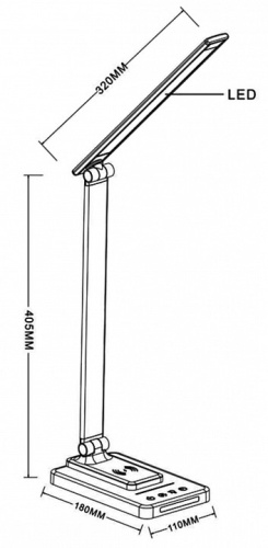 Настольная лампа офисная Arte Lamp William A5122LT-1WH в Можге фото 3