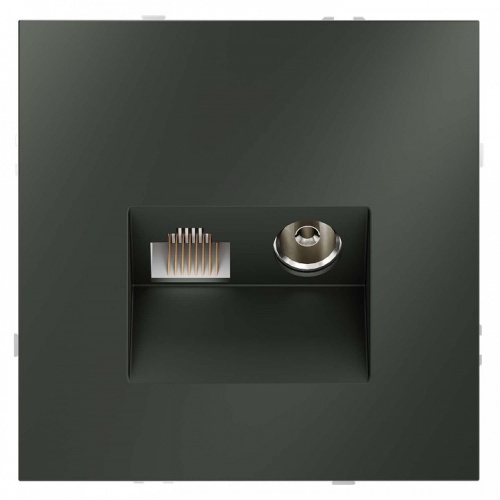 ТВ-розетка и розетка Ethernet RJ-45 без рамки Voltum S70 VLS060706 в Нижнем Новгороде фото 4