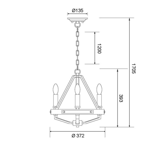 Подвесная люстра Wertmark BRENDA WE586.03.503 в Нижнем Новгороде фото 4