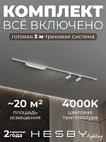 Комплект трековый Hesby Lighting Skylite №5 HSBL_kompl_S005_NI2W4K в Нижнем Новгороде