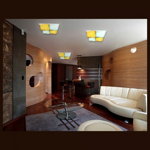 Накладной светильник Ambrella Light Orbital Parrus FP2354 WH 128W D480*480 в Нижнем Новгороде фото 2