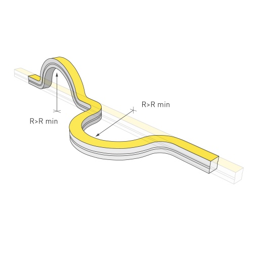 Лента герметичная MOONLIGHT-3D-A168-15x15mm 24V Warm3000 (7.2 W/m, IP67, 2835, 5m, Wire x1) (Arlight, Силикон) в Балашове фото 5