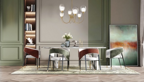 Люстра на штанге Maytoni Aura MOD016PL-06BS в Нижнем Новгороде фото 5