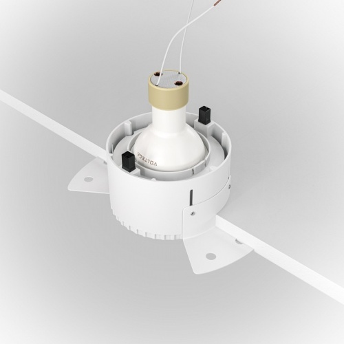 Встраиваемый светильник Maytoni Share DL051-01-GU10-RD-W в Белом фото 6