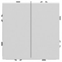 Выключатель двухклавишный без рамки Stekker Эмили 49866 в Нижнем Новгороде