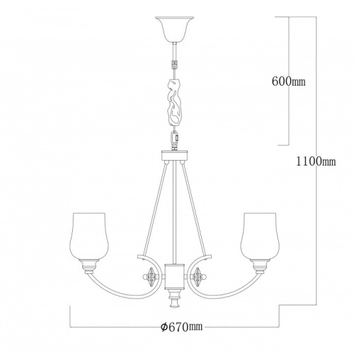 Подвесная люстра MW-Light Палермо 27 386017706 в Старом Осколе фото 3