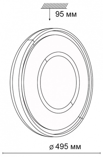 Накладной светильник Sonex Stoki 3046/EL в Нижнем Новгороде фото 2