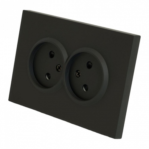 Розетка двойная без заземления и со шторкой Stekker Эмили 49851 в Нижнем Новгороде фото 9