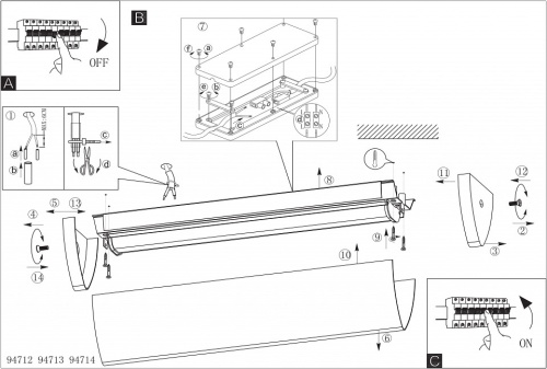 Накладной светильник Eglo Gita 2 94713 в Нижнем Новгороде фото 3