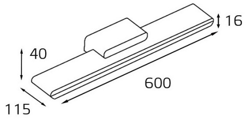 Подсветка для зеркала Italline IT01-1088 IT01-1088/60 white в Дзержинске фото 2