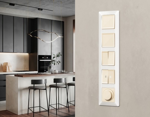 Выключатель двухполюсной самовозвратный без рамки Ambrella Volt MA MA301050 в Нижнем Новгороде фото 3