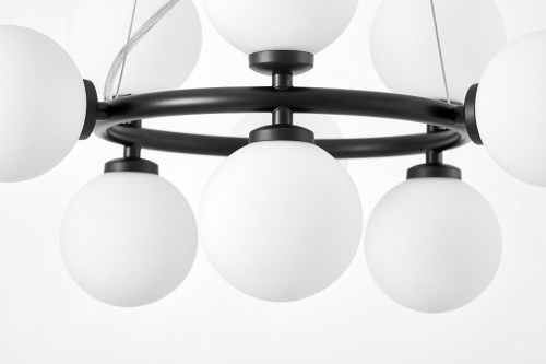 Подвесная люстра LUMINA DECO MARSIADA LDP 6033-9 BK в Нижнем Новгороде фото 5
