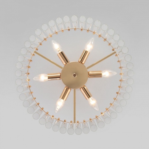 Люстра на штанге Bogate's Flamel 373/6 Smart золото в Нижнем Новгороде фото 3