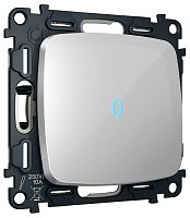 Выключатель самовозвратный одноклавишный с подсветкой, без рамки Ambrella Volt MO MO402060 в Нижнем Новгороде