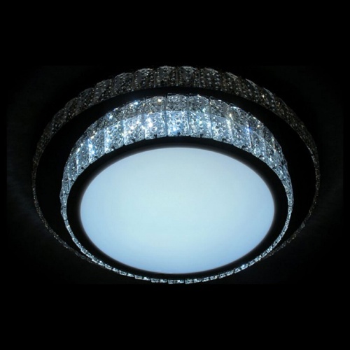 Накладной светильник Ambrella Light Orbital Crystal F95 CH/CL 72W D600 в Нижнем Новгороде фото 3