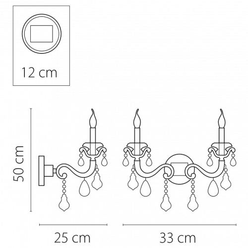 Бра Osgona Lusso 788624 в Нижнем Новгороде фото 3