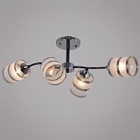 Люстра на штанге  45360-0.3-04 BK+CR в Красноперекопск