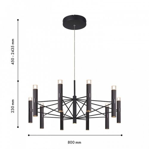 Подвесная люстра Favourite Blick 4758-10P в Нижнем Новгороде фото 2