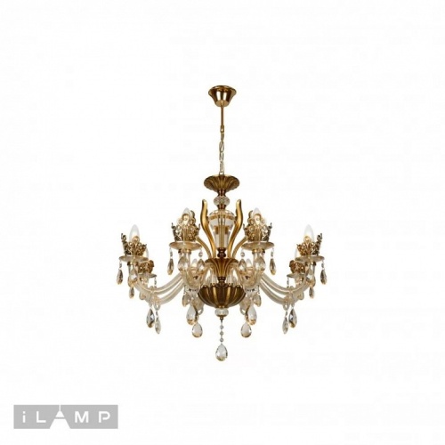 Подвесная люстра iLamp Asia 61078-8 BR в Нижнем Новгороде фото 4