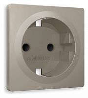 Накладка для розетки с заземлением и со шторками Ambrella Volt ALFA AP3670 в Нижнем Новгороде