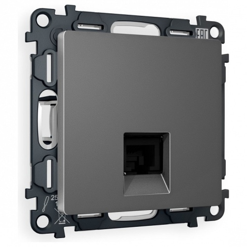 Розетка Ethernet RJ-45 и со шторками, без рамки Ambrella Volt ALFA MA662005 в Нижнем Новгороде