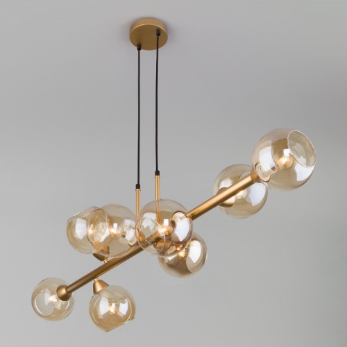 Подвесной светильник Eurosvet Roger 70113/8 янтарный в Нижнем Новгороде фото 3