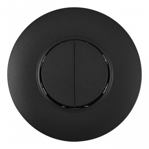 Выключатель двухклавишный Arte Milano SET08-1 SET08-1-30-2 black в Нижнем Новгороде фото 3