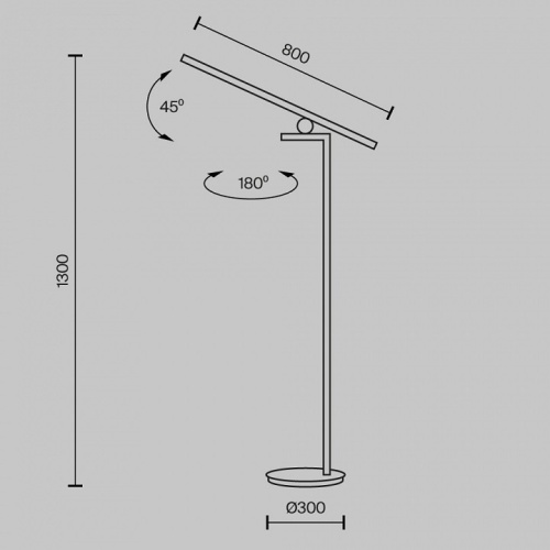 Торшер Maytoni Emphaty MOD363FL-L14B3K в Нижнем Новгороде фото 4