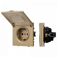 Розетка влагозащищенная с заземлением с крышкой, без рамки Arlight SCT 054282 в Нижнем Новгороде